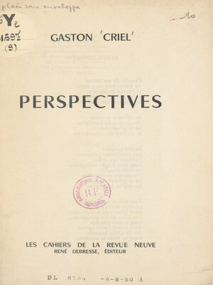 cover image of Perspectives